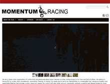 Tablet Screenshot of momentumracing.net